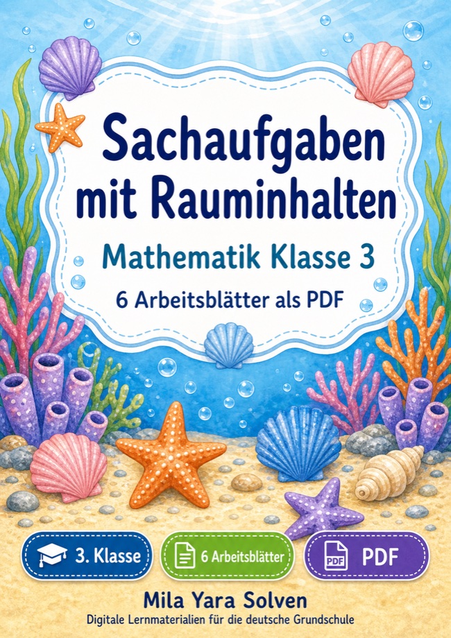 Cover: Sachaufgaben mit Rauminhalten