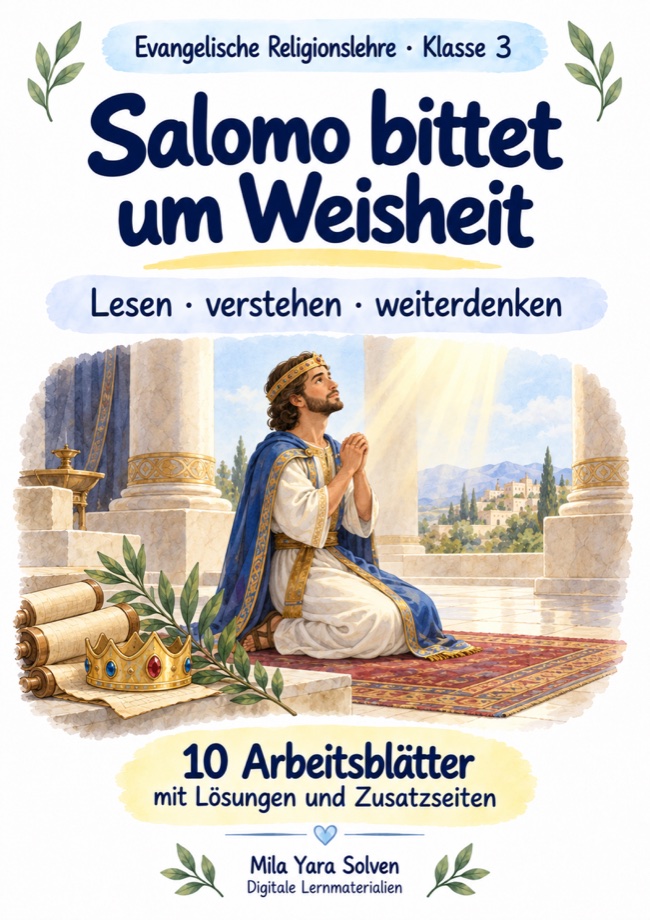 Cover: Salomo bittet um Weisheit
