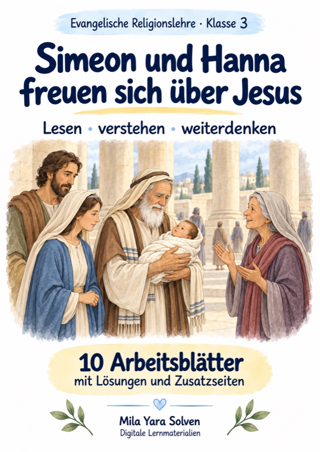 Cover: Simeon und Hanna freuen sich über Jesus
