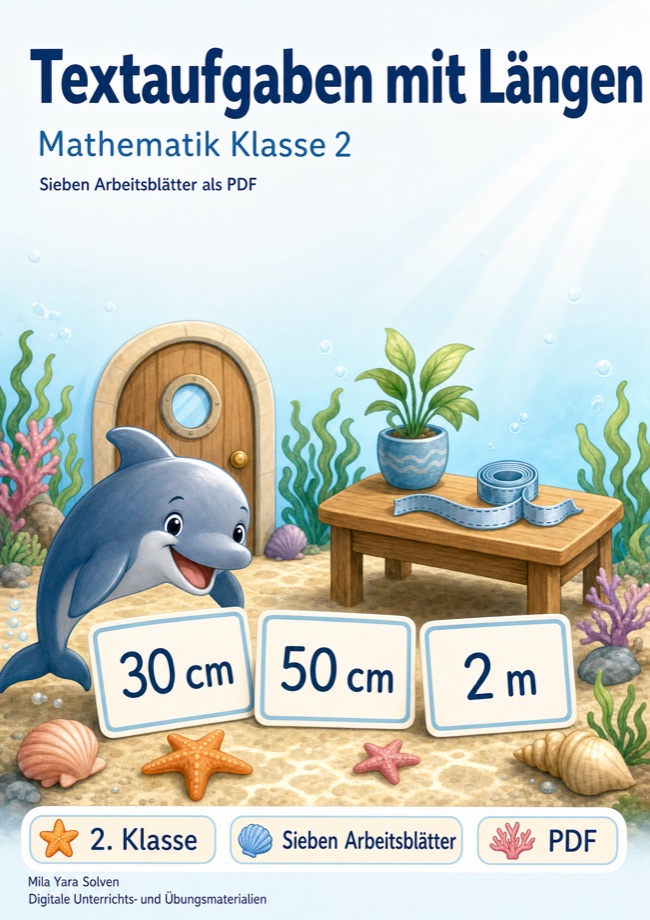 Cover: Textaufgaben mit Längen