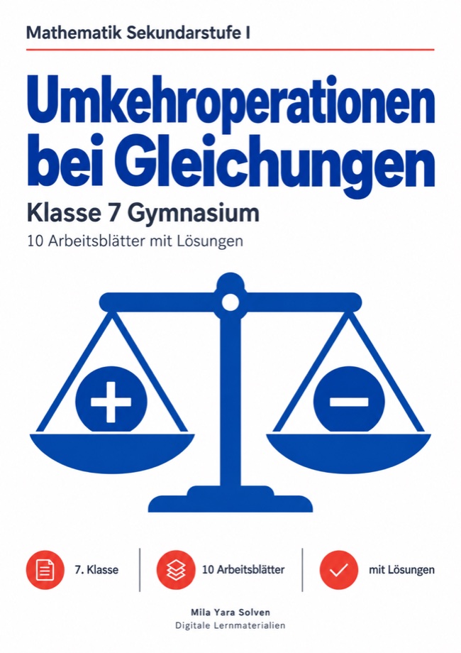 Cover: Umkehroperationen bei Gleichungen