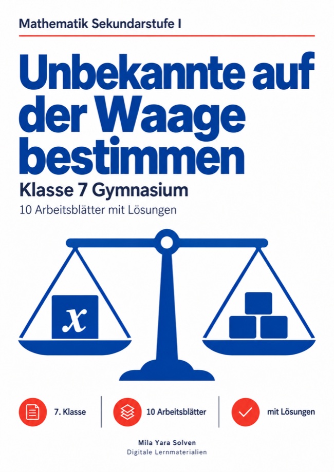 Cover: Unbekannte auf der Waage bestimmen
