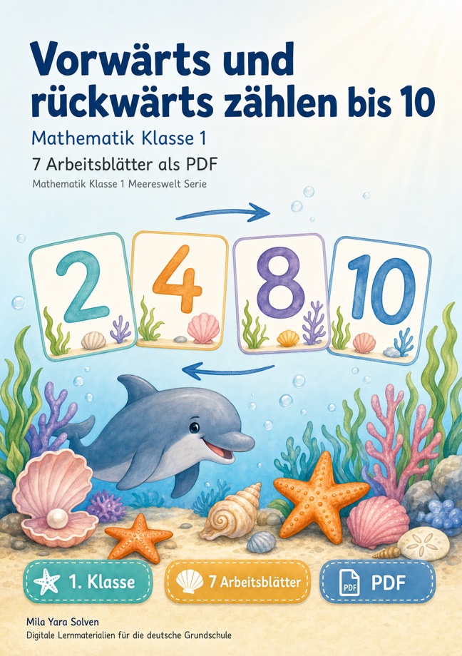 Cover: Vorwärts und rückwärts zählen bis 10