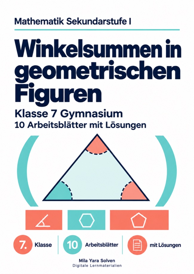 Cover: Winkelsummen in geometrischen Figuren