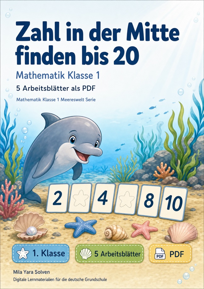 Cover: Zahl in der Mitte finden bis 20