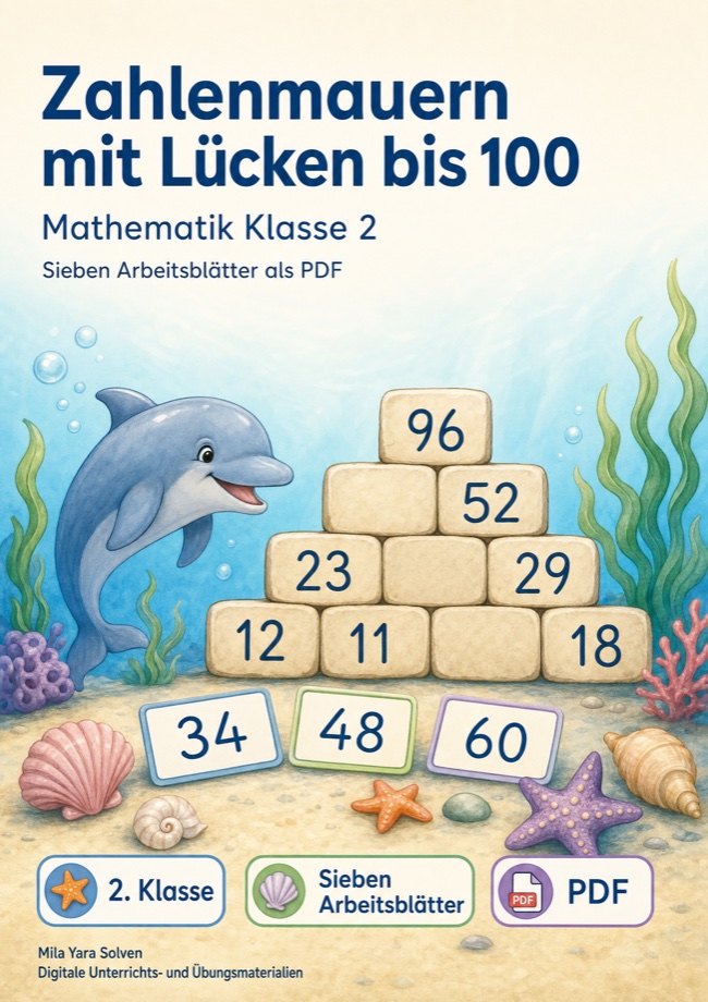 Cover: Zahlenmauern mit Lücken bis 100