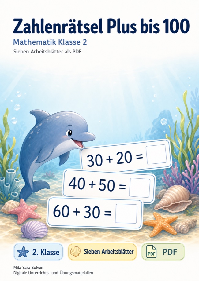 Cover: Zahlenrätsel Plus bis 100