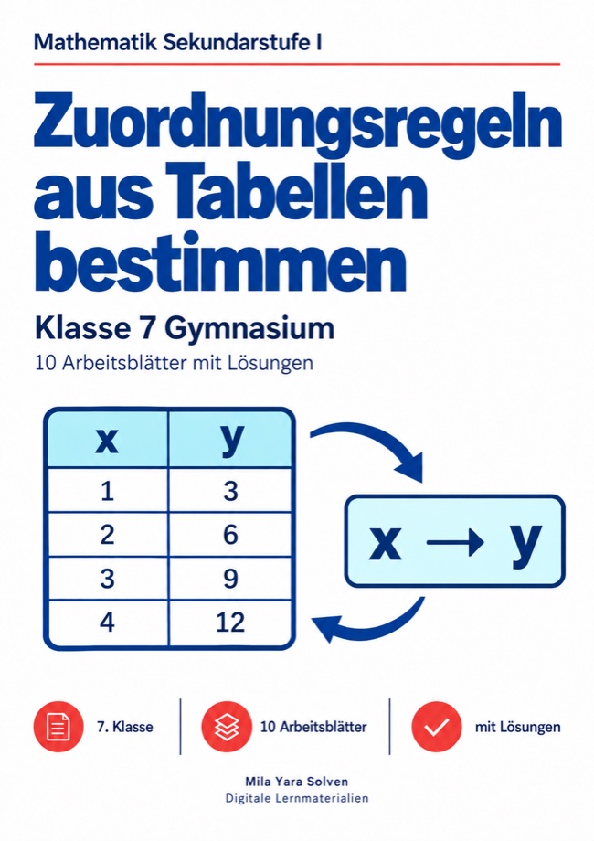 Cover: Zuordnungsregeln aus Tabellen bestimmen