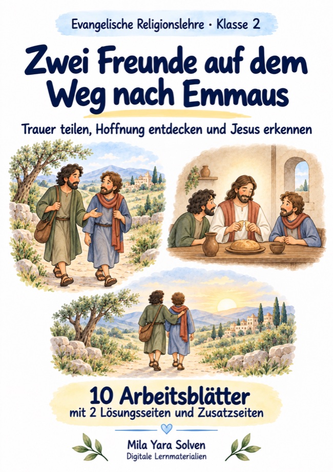 Cover: Zwei Freunde auf dem Weg nach Emmaus